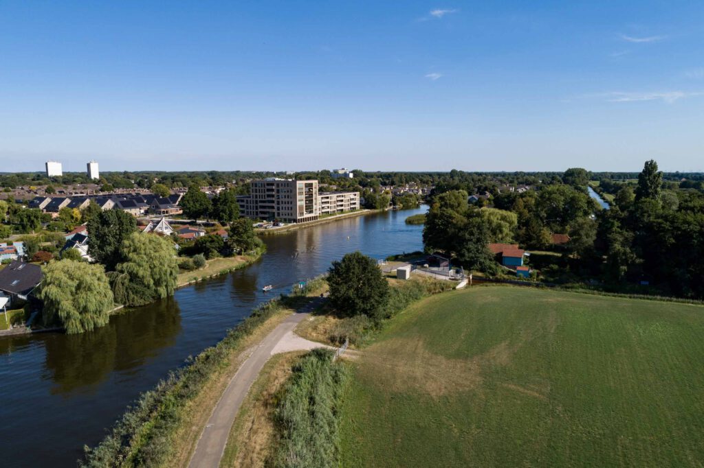 Heerenhage appartementen voor senioren Heerenveen luchtfoto
